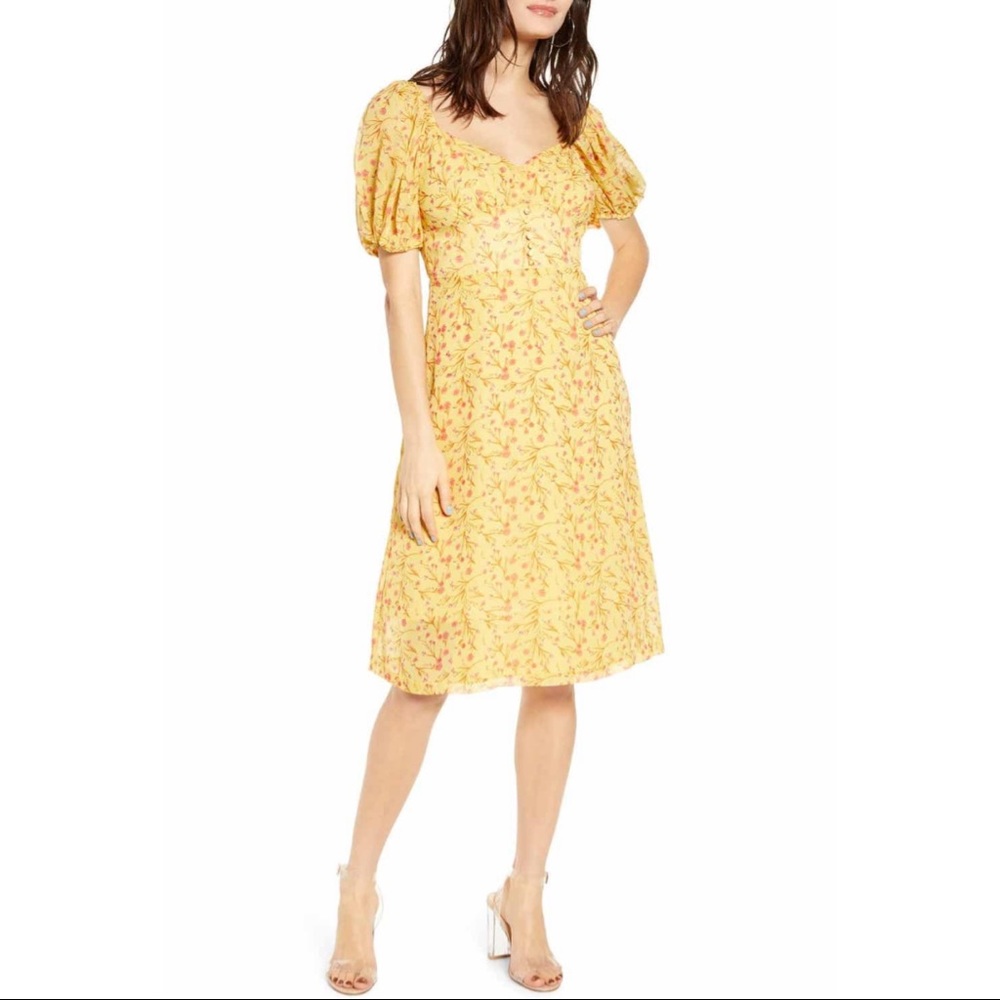 J.O.A Floral Dress